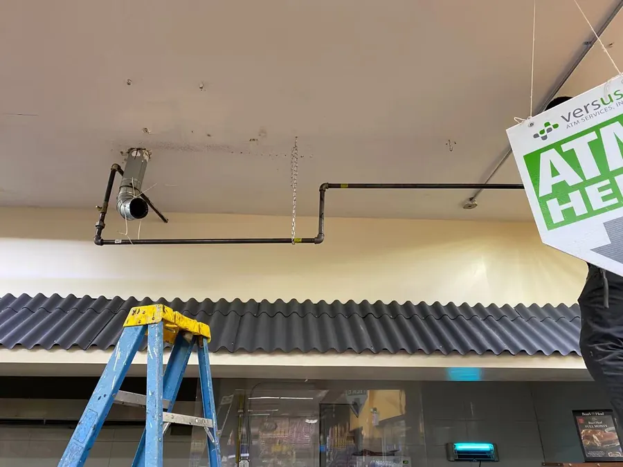 Infrared Tube Heater Installation — Brooklyn Supermarket — photo 4
